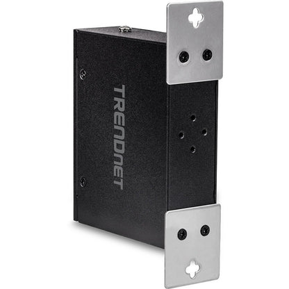 TRENDnet Extendeur PoE+ Gigabit industriel, TI-E100, PoE à port unique, Power Over Ethernet, prend en charge PoE (15,4 W) et PoE+ (30 W), s'étend sur 100 m, met en cascade 2 unités pour une distance jusqu'à 300 m (984 pi), IP30 TI-E100