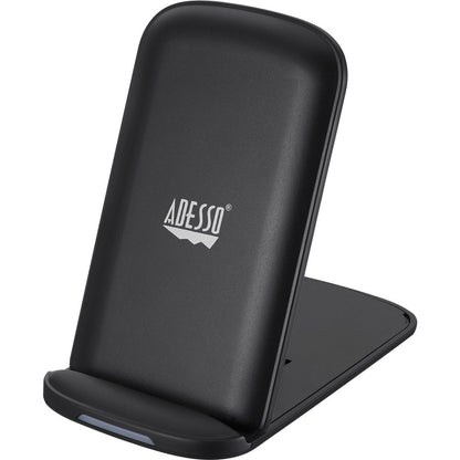 Support de charge sans fil pliable à 2 bobines certifié Qi Adesso 10 W Max AUH-1020