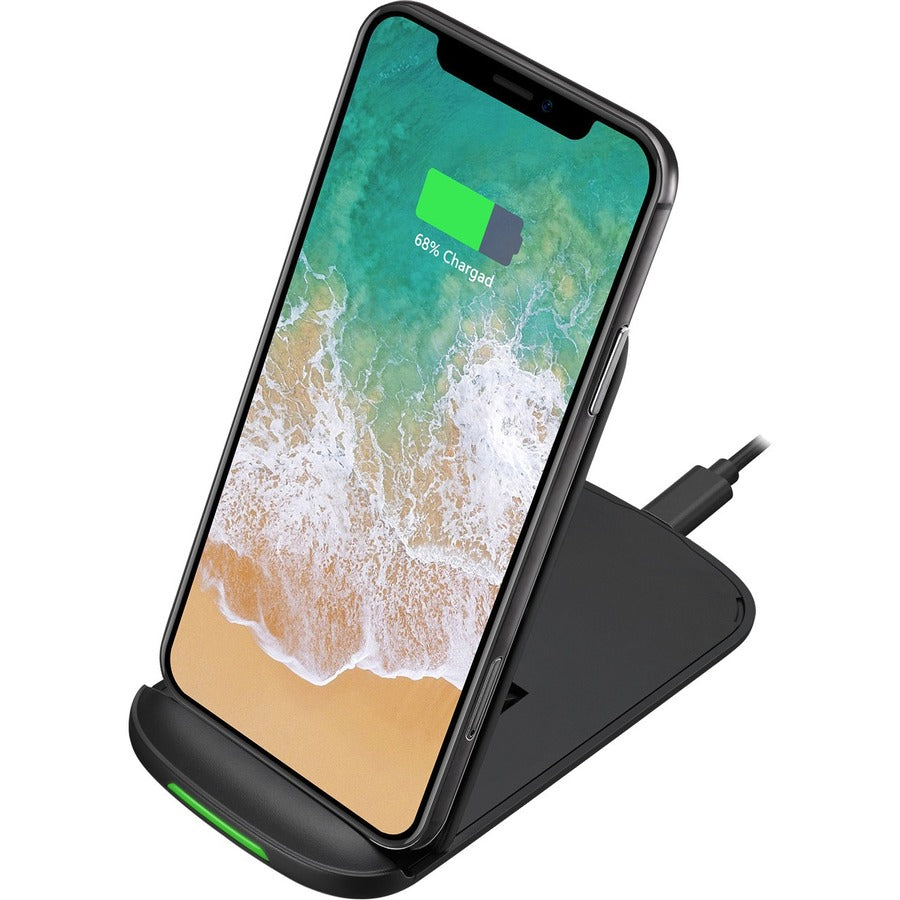 Support de charge sans fil pliable à 2 bobines certifié Qi Adesso 10 W Max AUH-1020