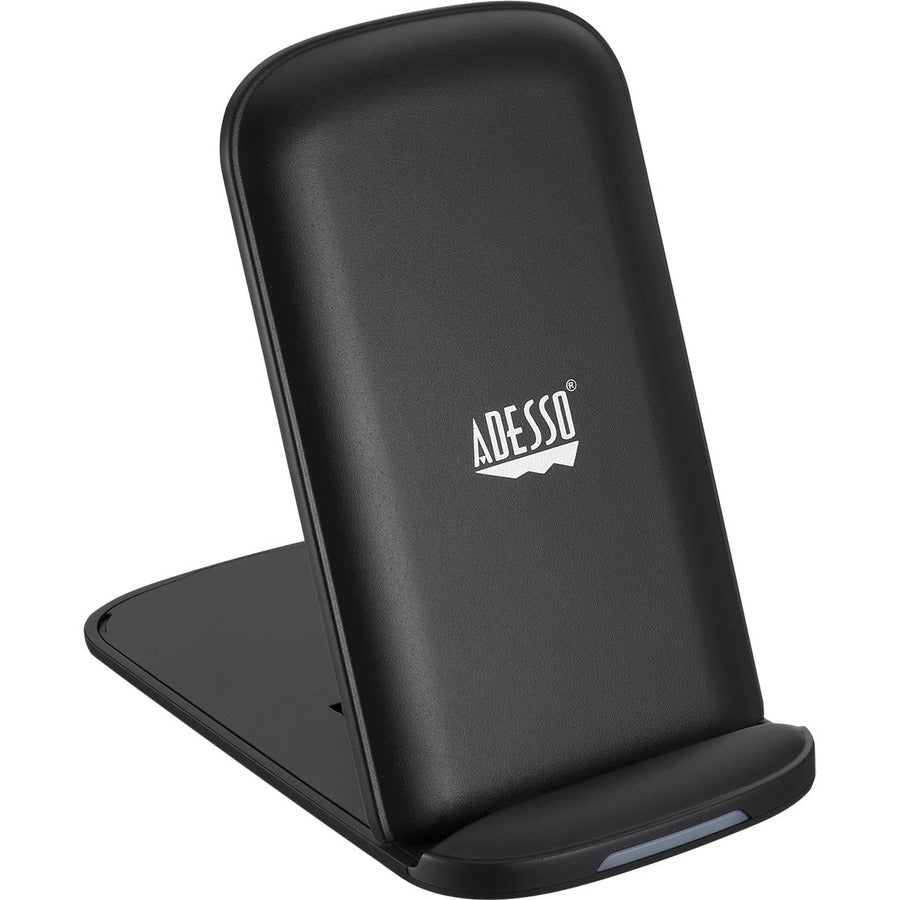 Support de charge sans fil pliable à 2 bobines certifié Qi Adesso 10 W Max AUH-1020