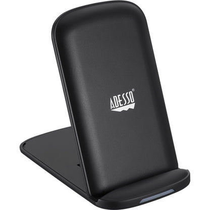 Support de charge sans fil pliable à 2 bobines certifié Qi Adesso 10 W Max AUH-1020