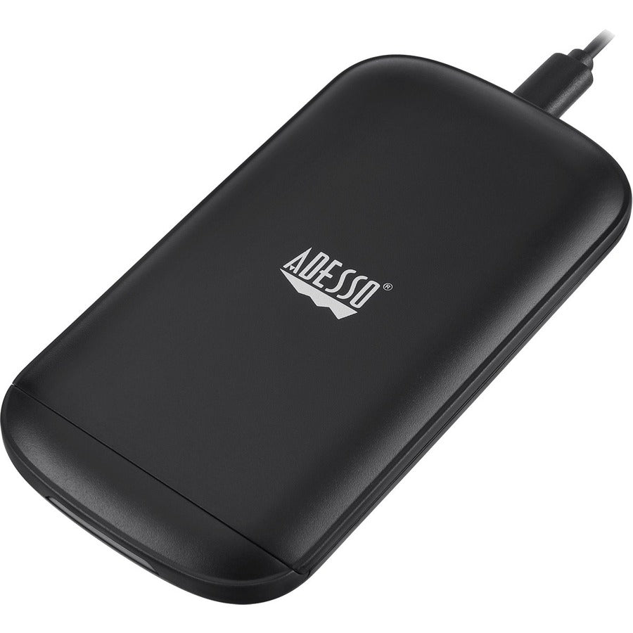 Support de charge sans fil pliable à 2 bobines certifié Qi Adesso 10 W Max AUH-1020