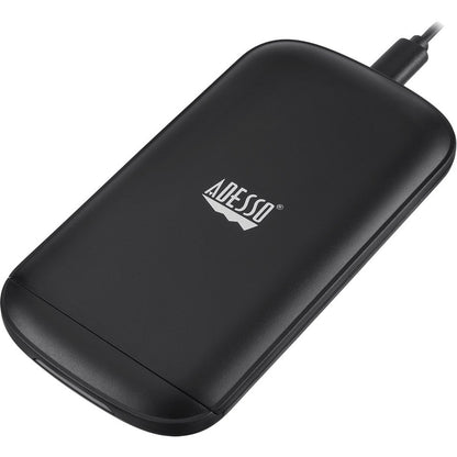 Support de charge sans fil pliable à 2 bobines certifié Qi Adesso 10 W Max AUH-1020
