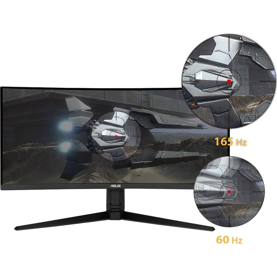 Moniteur LCD de jeu incurvé WQHD de classe 34 pouces TUF VG34VQL1B - 21:9 - Noir VG34VQL1B