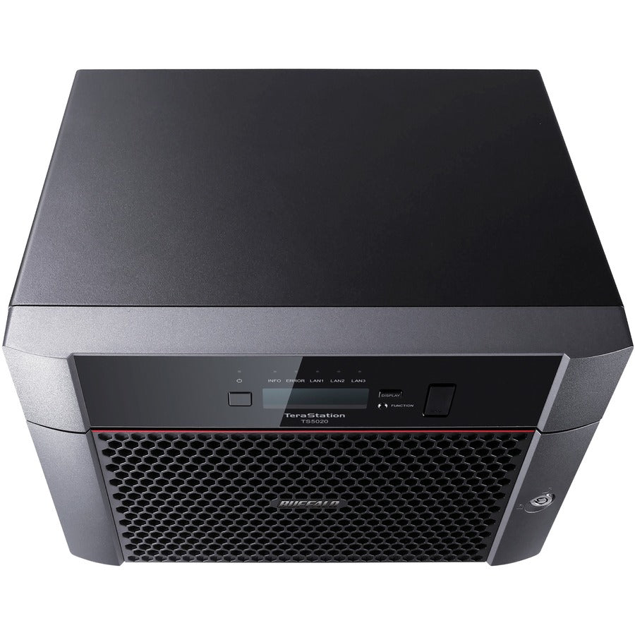 Stockage NAS de bureau professionnel BUFFALO TeraStation 5820 à 8 baies de 48 To (4 x 12 To) Disques durs inclus TS5820DN4804