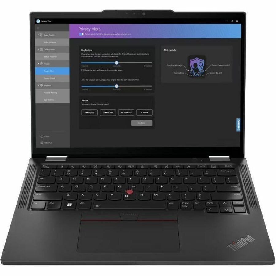 Lenovo ThinkPad X13 Gen 5 21LW002AUS 13.3" Touchscreen Convertible 2 in 1 Notebook - WUXGA - Intel Core Ultra 5 125U - 16 GB - 512 GB SSD - English Keyboard - Black 21LW002AUS