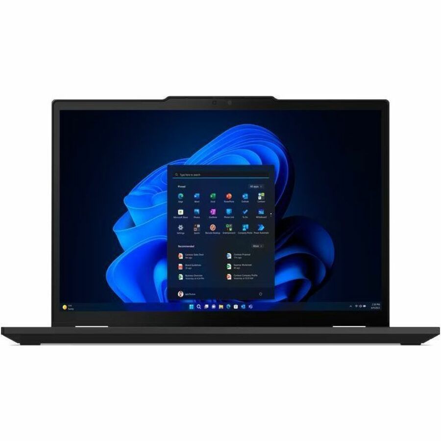 Lenovo ThinkPad X13 Gen 5 21LW002AUS 13.3" Touchscreen Convertible 2 in 1 Notebook - WUXGA - Intel Core Ultra 5 125U - 16 GB - 512 GB SSD - English Keyboard - Black 21LW002AUS
