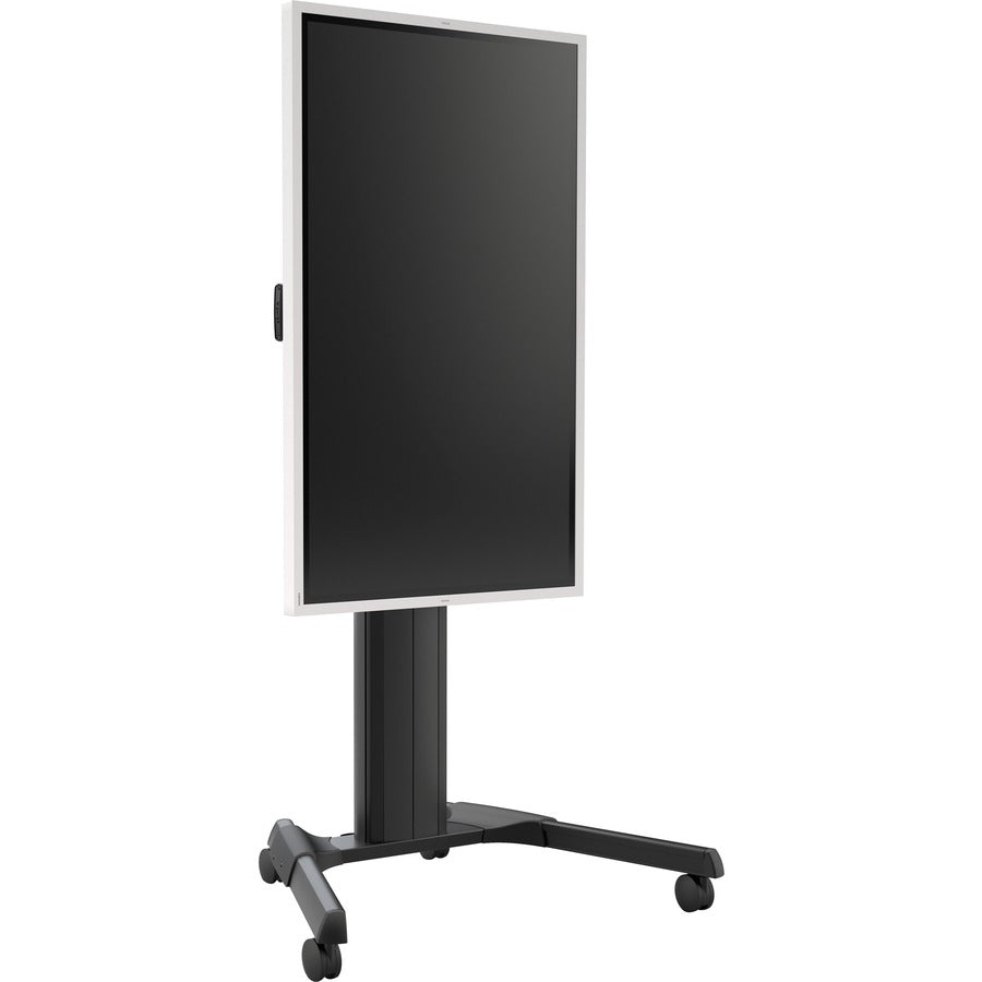 Chariot audiovisuel mobile Chief Fusion à hauteur réglable de grande taille - Pour écrans de 42 à 86 po - Noir LPAUB