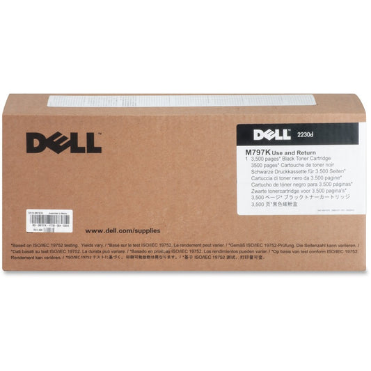 Cartouche de toner laser Dell d'origine à haut rendement - Noir - 1 unité M797K
