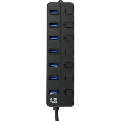 Adesso 7-ports USB 3.0 Hub with 5V2A Power Adaptor AUH-3070P