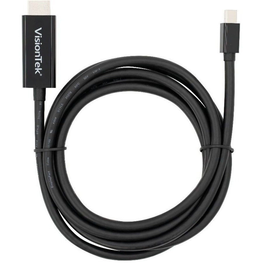 Câble actif VisionTek Mini DisplayPort vers HDMI 2.0 (M/M) 4K à 60 Hz 901215