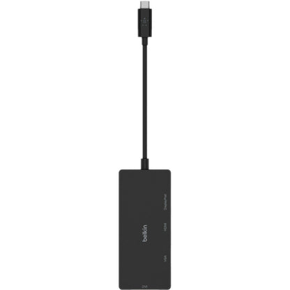 Belkin USB-C Mutiport Video Adapter, USB-C to HDMI - VGA - DVI - DisplayPort, Up to 4k at 60Hz AVC003BK-BL