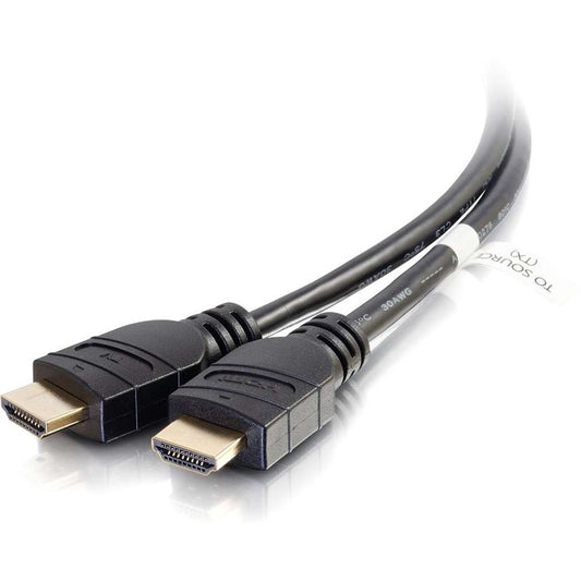 Câble HDMI® actif haute vitesse C2G 50 pi (15,2 m) 4K 60 Hz - Encastrable CL3 41415