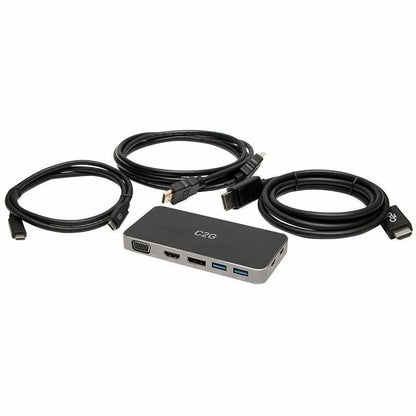 Station d'accueil double écran 7 en 1 USB-C C2G pour ordinateurs portables C2G54477