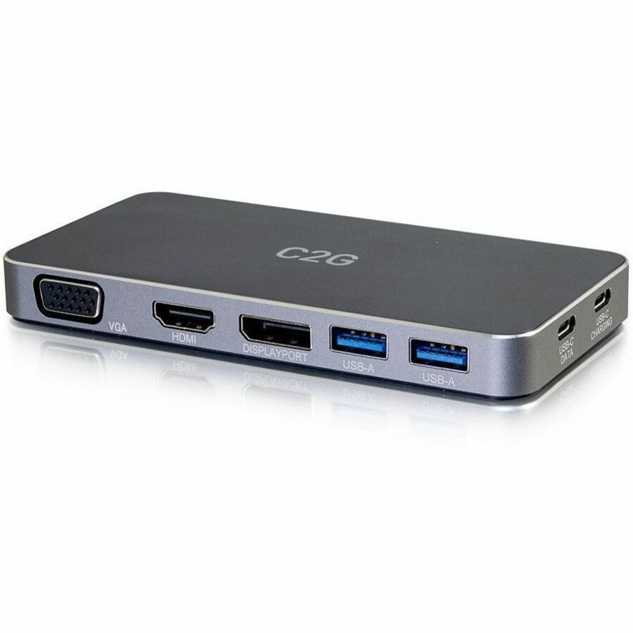 Station d'accueil double écran 7 en 1 USB-C C2G pour ordinateurs portables C2G54477