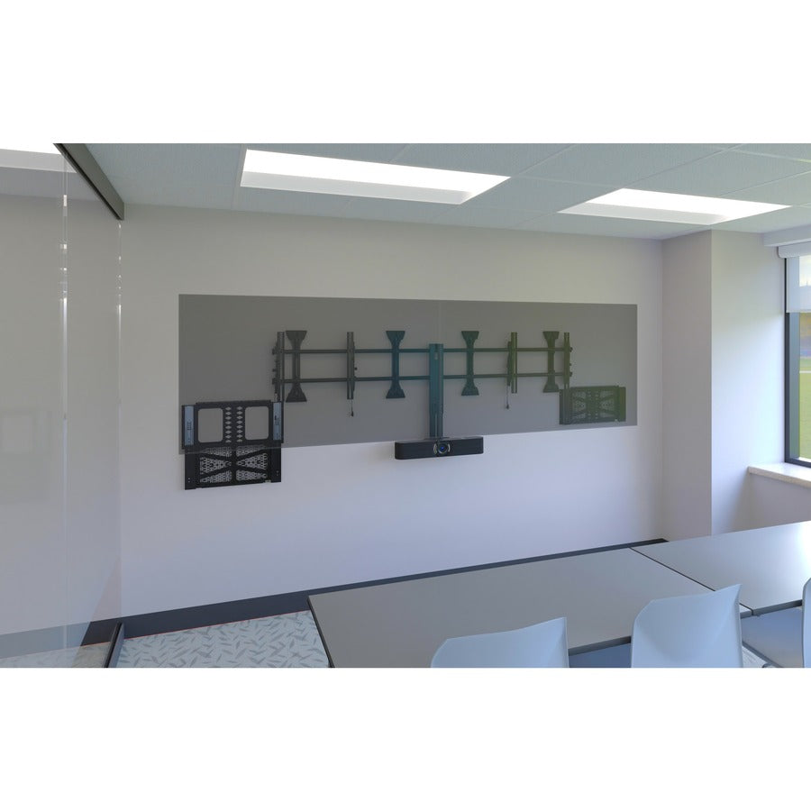 Panneau de montage de proximité Chief pour panneau de menu, chariot, équipement audiovisuel, écran plat - Noir CSSLP15X10
