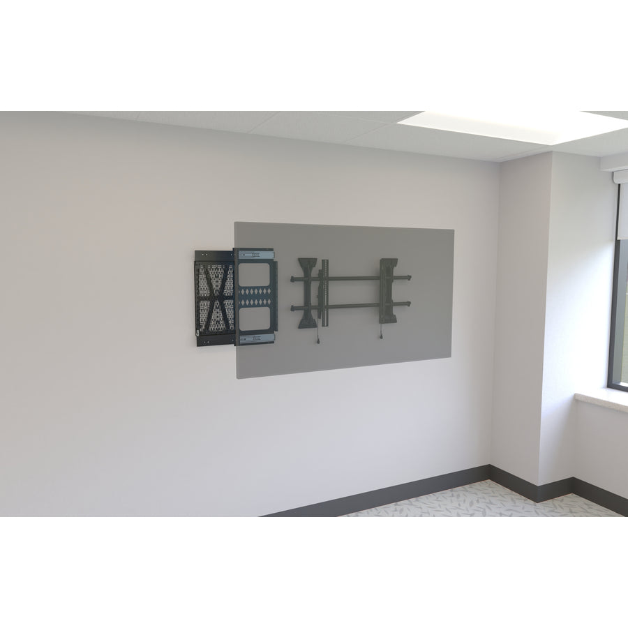 Panneau de montage de proximité Chief pour panneau de menu, chariot, équipement audiovisuel, écran plat - Noir CSSLP15X10
