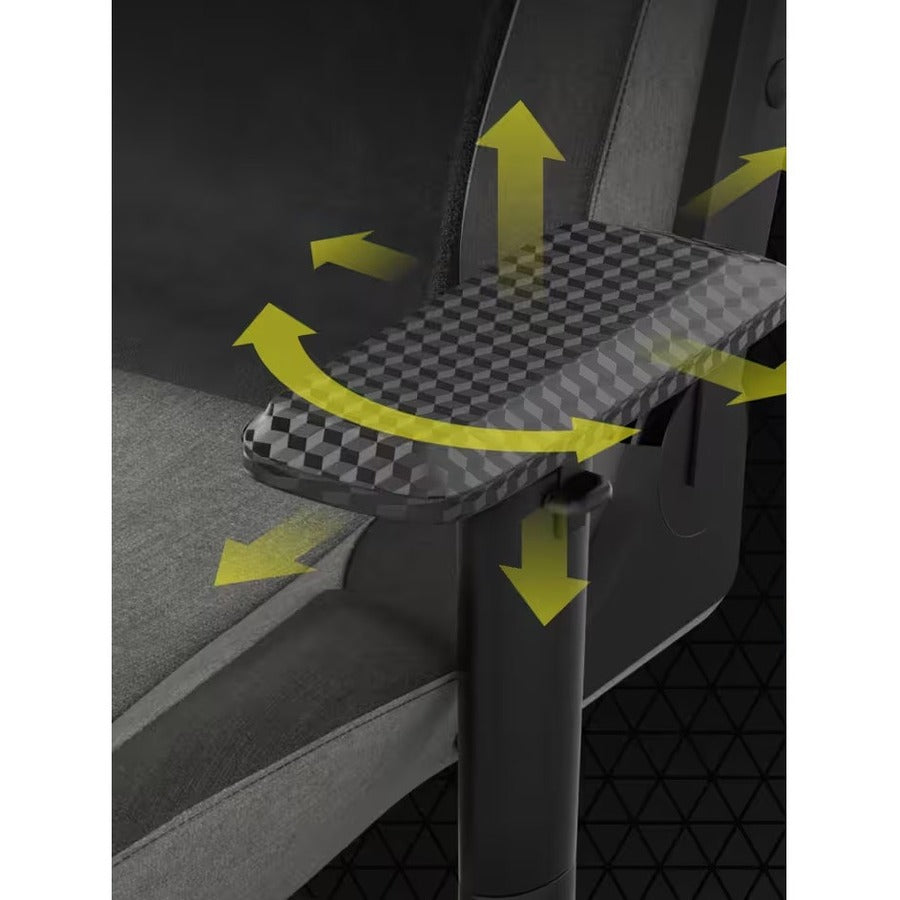 Chaise de jeu en tissu Corsair T3 RUSH (2023) - Gris/Anthracite CF-9010056-WW