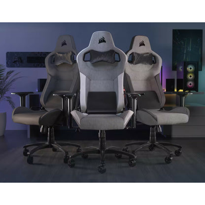 Chaise de jeu en tissu Corsair T3 RUSH (2023) - Gris/Anthracite CF-9010056-WW