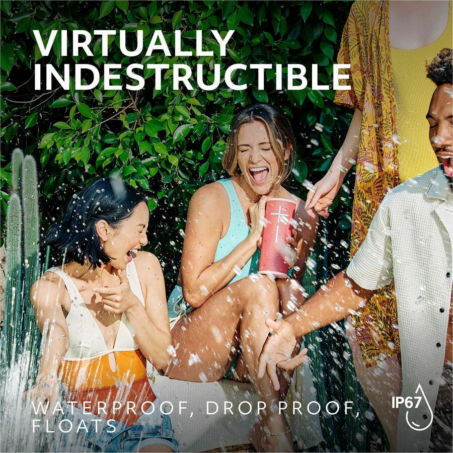 Système d'enceintes Bluetooth portable Ultimate Ears MEGABOOM 4 - Rouge framboise 984-001994