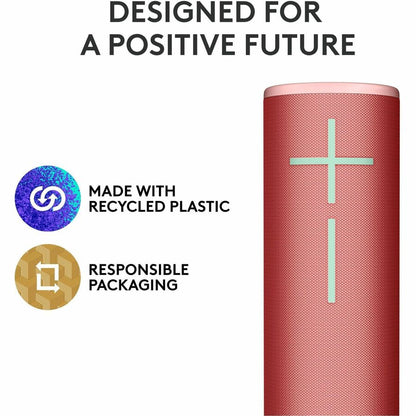 Système d'enceintes Bluetooth portable Ultimate Ears MEGABOOM 4 - Rouge framboise 984-001994