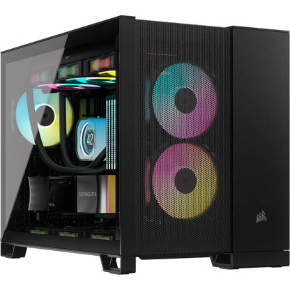 Boîtier PC Corsair 2500D AIRFLOW mi-tour à double chambre - Noir CC-9011263-WW