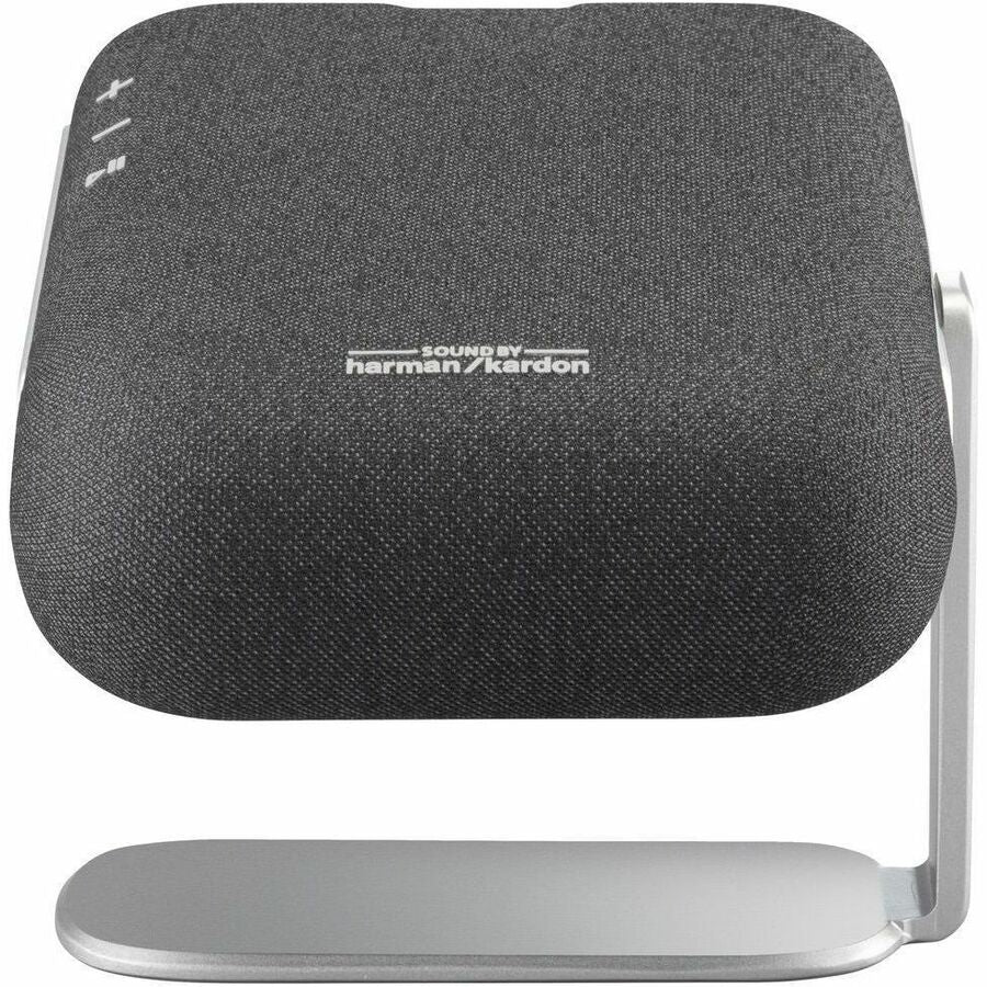 Projecteur LED portable ViewSonic M1X avec support intelligent, haut-parleurs Harman Kardon, batterie intégrée, distorsion trapézoïdale H/V, réglage des 4 coins, Bluetooth, Wi-Fi, USB-C, USB A alimenté M1X