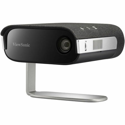 Projecteur LED portable ViewSonic M1X avec support intelligent, haut-parleurs Harman Kardon, batterie intégrée, distorsion trapézoïdale H/V, réglage des 4 coins, Bluetooth, Wi-Fi, USB-C, USB A alimenté M1X