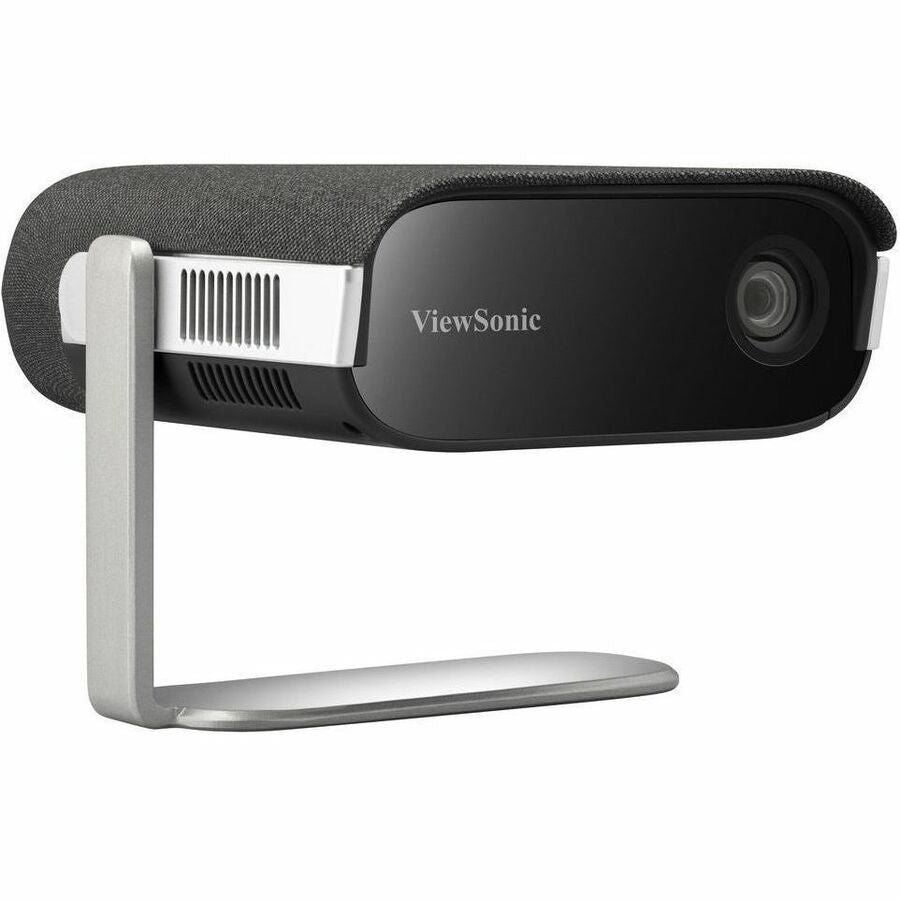 Projecteur LED portable ViewSonic M1X avec support intelligent, haut-parleurs Harman Kardon, batterie intégrée, distorsion trapézoïdale H/V, réglage des 4 coins, Bluetooth, Wi-Fi, USB-C, USB A alimenté M1X