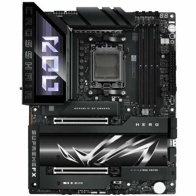 Carte mère de bureau gaming Asus ROG Crosshair X870E HERO - Chipset AMD X870E - Socket AM5 - ATX ROGCROSSHAIRX870EHERO