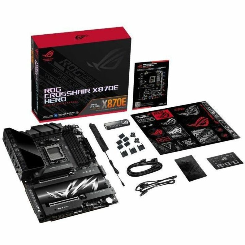 Carte mère de bureau gaming Asus ROG Crosshair X870E HERO - Chipset AMD X870E - Socket AM5 - ATX ROGCROSSHAIRX870EHERO