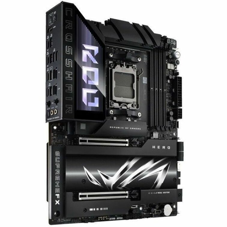 Carte mère de bureau gaming Asus ROG Crosshair X870E HERO - Chipset AMD X870E - Socket AM5 - ATX ROGCROSSHAIRX870EHERO