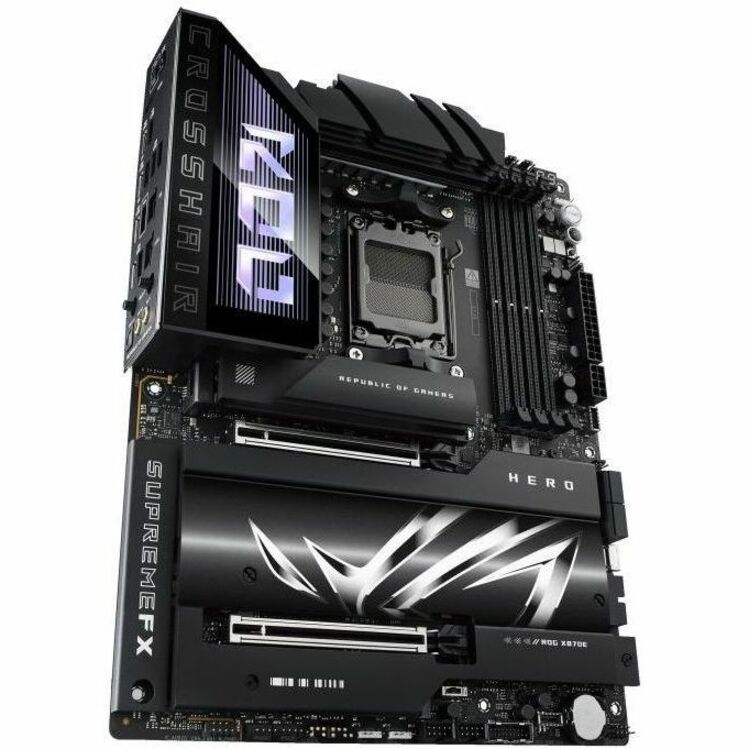 Carte mère de bureau gaming Asus ROG Crosshair X870E HERO - Chipset AMD X870E - Socket AM5 - ATX ROGCROSSHAIRX870EHERO