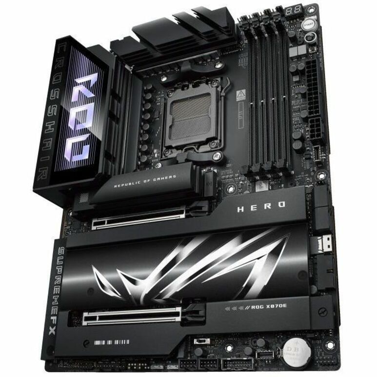 Carte mère de bureau gaming Asus ROG Crosshair X870E HERO - Chipset AMD X870E - Socket AM5 - ATX ROGCROSSHAIRX870EHERO