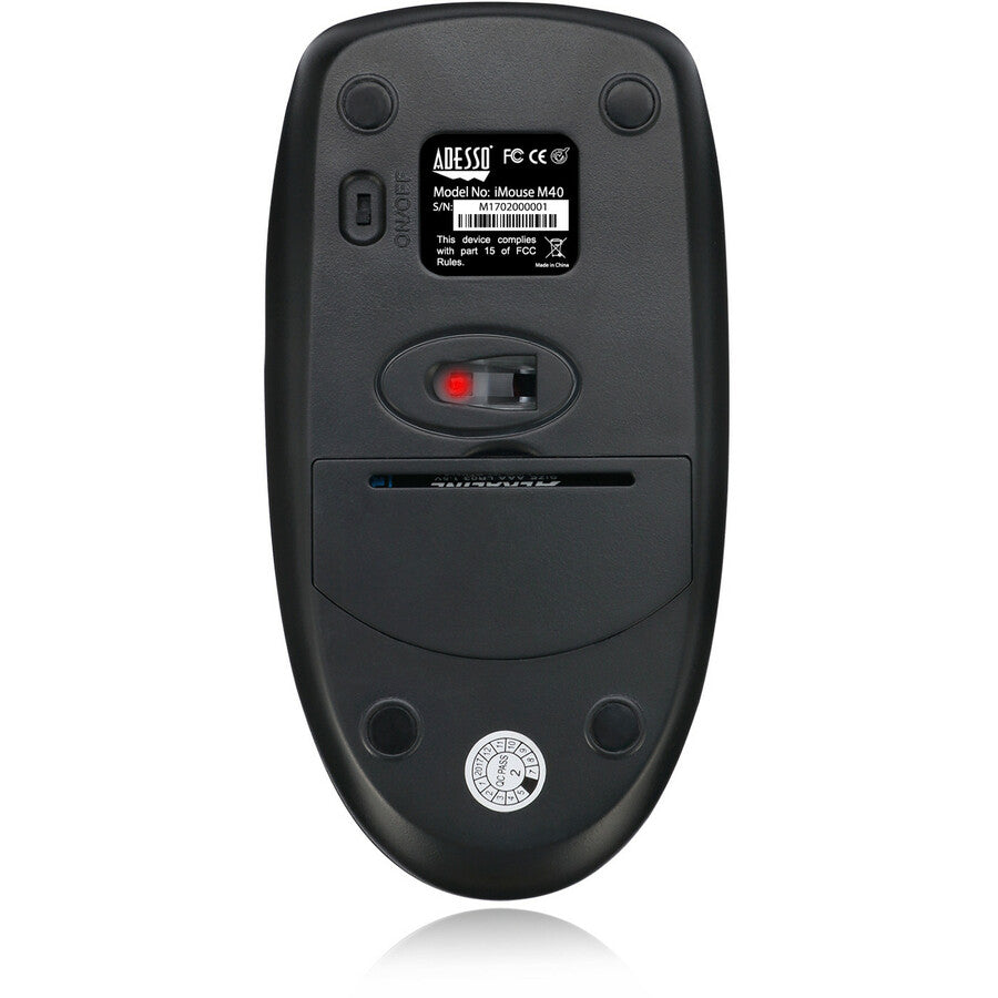 Adesso WKB-1330CB - Ensemble clavier et souris de bureau sans fil 2,4 GHz WKB-1330CB