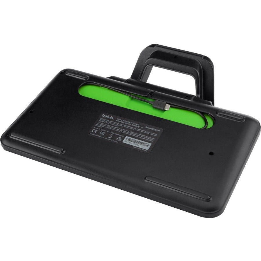 Clavier filaire Belkin pour tablette avec support et connecteur USB-C B2B191