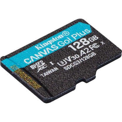 Carte microSDXC Kingston Canvas Go! Plus SDCG3 128 Go Classe 10/UHS-I (U3) SDCG3/128GBSP