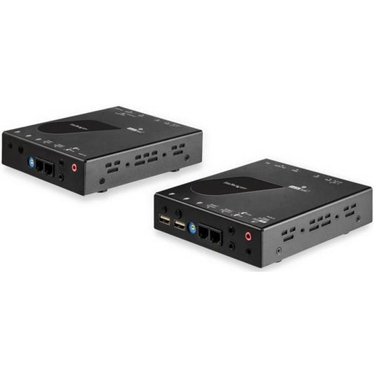 StarTech.com HDMI KVM Extender over IP Network - 4K 30Hz HDMI and USB over IP LAN or Cat5e/Cat6 Ethernet (100m/330ft) - Remote KVM Console SV565HDIP