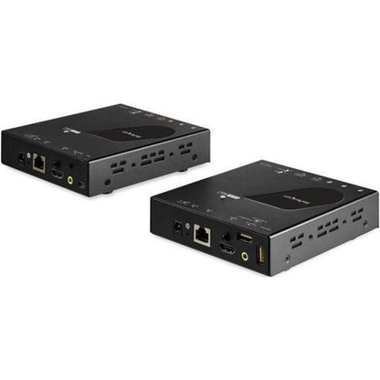 StarTech.com HDMI KVM Extender over IP Network - 4K 30Hz HDMI and USB over IP LAN or Cat5e/Cat6 Ethernet (100m/330ft) - Remote KVM Console SV565HDIP