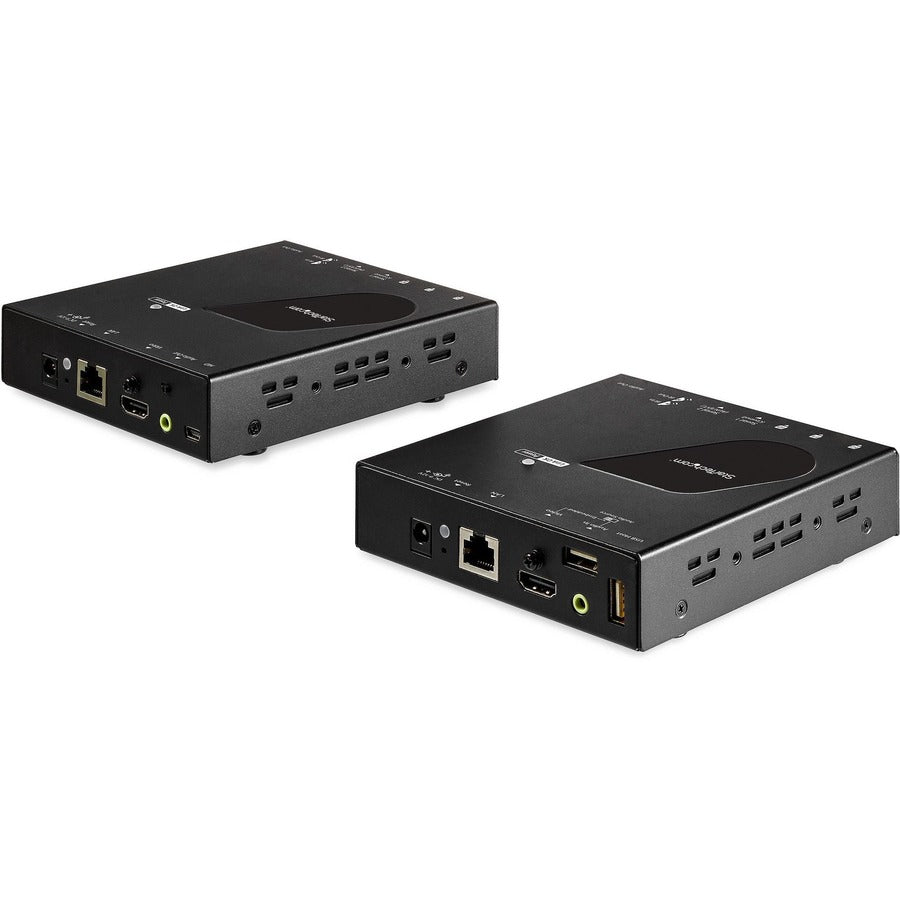 StarTech.com HDMI KVM Extender over IP Network - 4K 30Hz HDMI and USB over IP LAN or Cat5e/Cat6 Ethernet (100m/330ft) - Remote KVM Console SV565HDIP