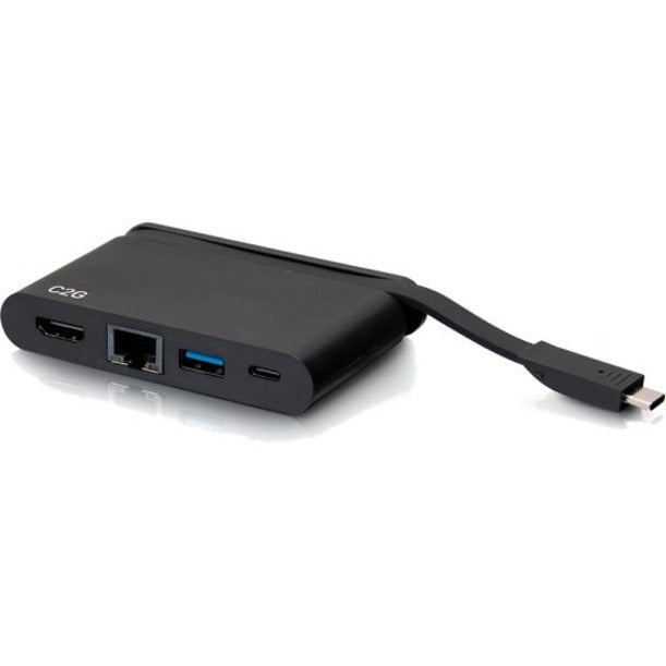 Station d'accueil pour ordinateur portable USB C C2G - HDMI, Ethernet, USB-C, USB-A - 4K 30 Hz C2G54455