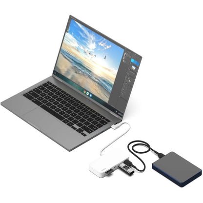 Hub multiport USB-C 6 en 1 Belkin Connect avec support INC011TTWH