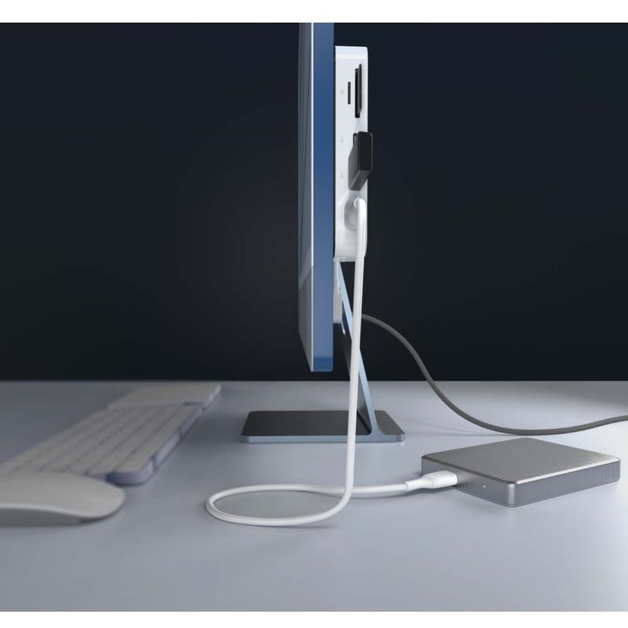 Hub multiport USB-C 6 en 1 Belkin Connect avec support INC011TTWH
