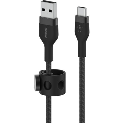 Belkin Boostcharge Pro Flex - Câble USB-C - USB-C vers USB-A - (1 mètre / 3,3 pieds) CAB010BT1MBK