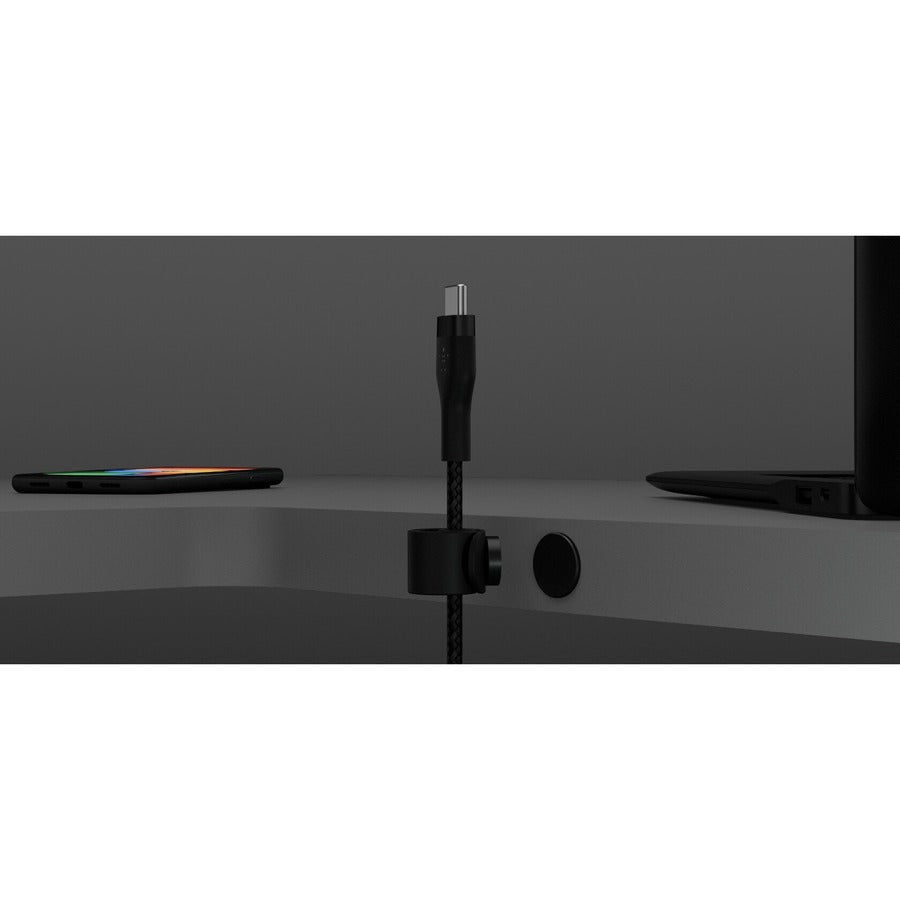 Belkin Boostcharge Pro Flex - Câble USB-C - USB-C vers USB-A - (1 mètre / 3,3 pieds) CAB010BT1MBK