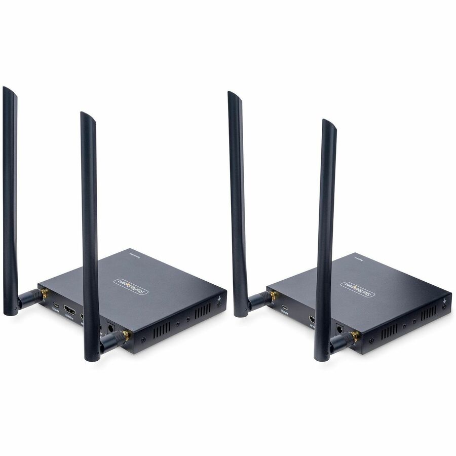 StarTech.com Wireless HDMI Extender, 4K 60Hz, Transmitter and Receiver Kit, Up to 165ft (50m), No Line-Of-Sight Required, IR Extension ST121WHDS2
