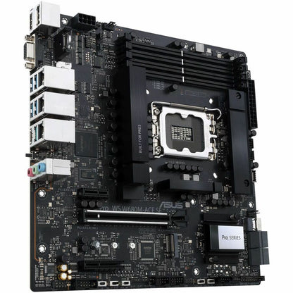 Carte mère de bureau Asus PRO WS W680M-ACE SE - Chipset Intel W680 - Socket LGA-1700 - Mémoire Intel Optane compatible - Micro ATX PRO WS W680M-ACE SE