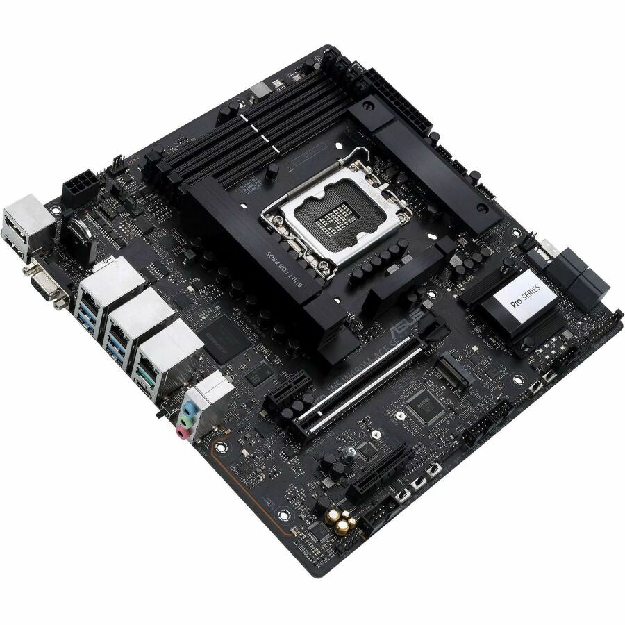 Carte mère de bureau Asus PRO WS W680M-ACE SE - Chipset Intel W680 - Socket LGA-1700 - Mémoire Intel Optane compatible - Micro ATX PRO WS W680M-ACE SE