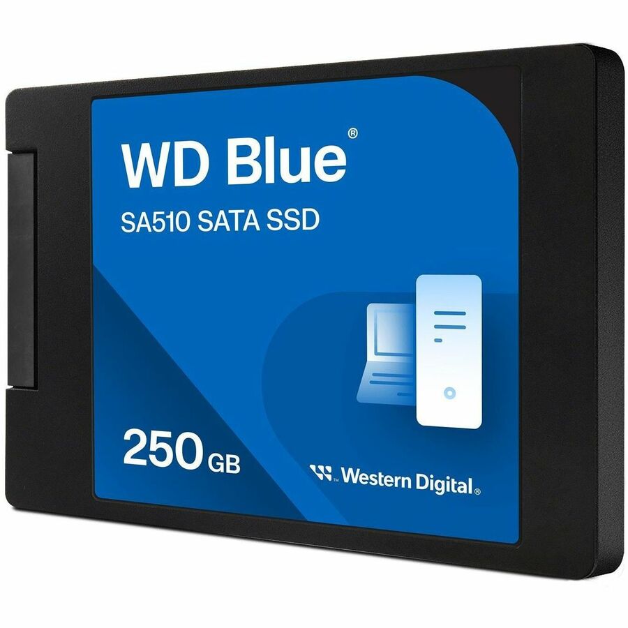 Disque SSD WD Blue SA510 WDS250G3B0A-00AXR0 250 Go - 2,5" interne - SATA (SATA/600) WDS250G3B0A-00AXR0