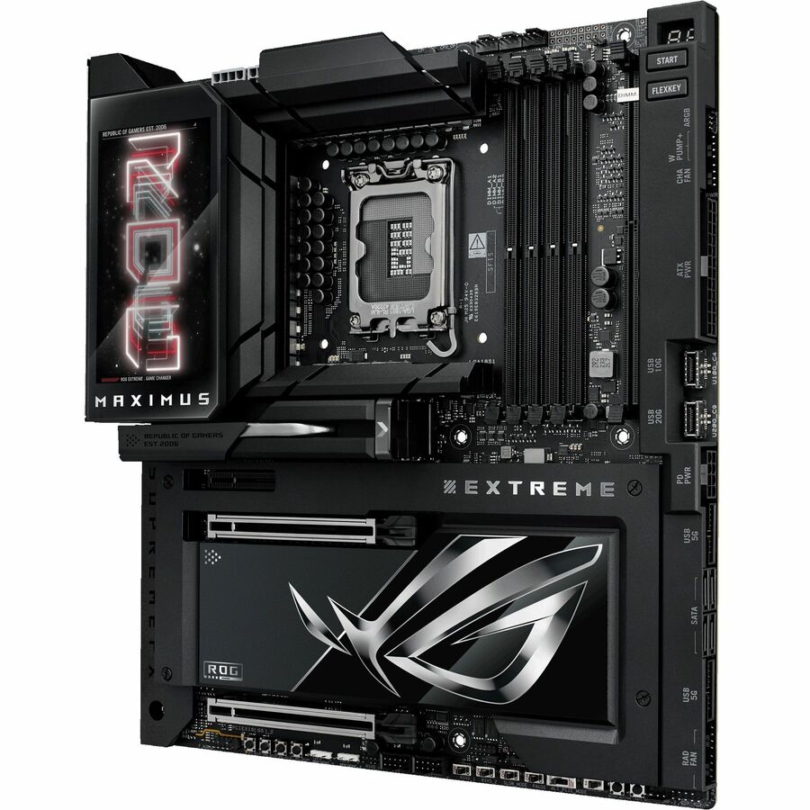 Carte mère de bureau gaming Asus ROG MAXIMUS Z890 EXTREME - Chipset Intel Z890 - Socket LGA-1851 - ATX étendu ROG MAXIMUS Z890 EXTREME